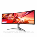 TFT 48.8“ AOC AGON AG493QCX, Dual-FHD, VA, 144Гц, вигнутий, HDMIx2, DP, USB-hub, HAS, колонки, чорн.