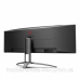 TFT 48.8“ AOC AGON AG493QCX, Dual-FHD, VA, 144Гц, вигнутий, HDMIx2, DP, USB-hub, HAS, колонки, чорн.