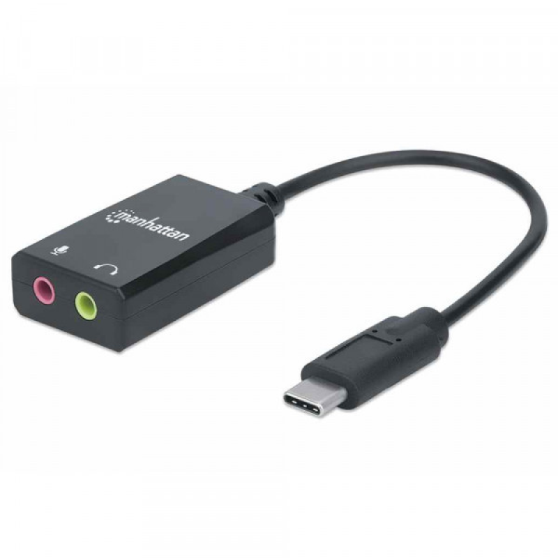 Звукова плата USB Type-C, 2.1 Channel, Manhattan (153317) Звукова плата USB Type-C, 2.1 Channel, Manhattan (153317)