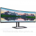 TFT 48.8“ Philips 498P9Z, VA, 5120 x 1440, HDMI 2.0 x 3, DP, USB 3.2 x 2, HAS, колонки, чорний (498P9Z/00)