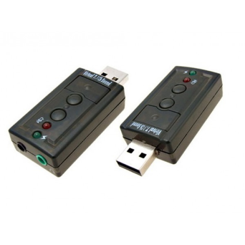 Звукова плата USB, Virtual 7.1 Channel, RTL (B00650) Звукова плата USB, Virtual 7.1 Channel, RTL (B00650)