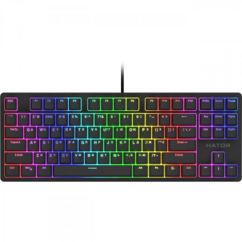 Клавіатура Hator Rockfall 2 Mecha TKL orange (HTK-520) black (HTK-520)