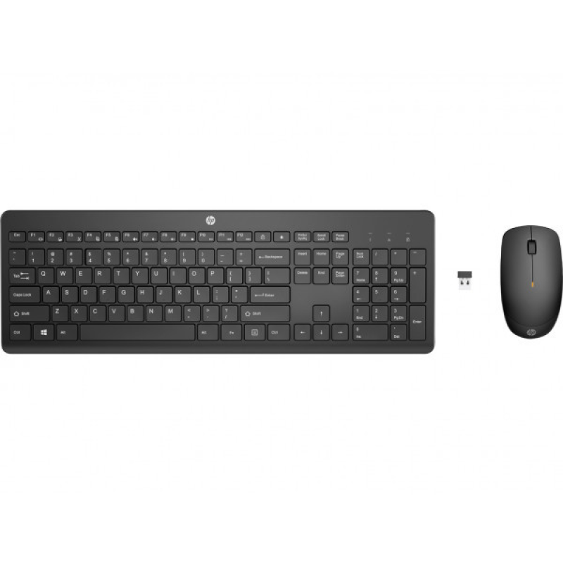 Комплект бездротовий HP 230 мишка і клавіатура Combo, чорний (українська клавіатура) (18H24AA) Комплект бездротовий HP 230 мишка і клавіатура Combo, чорний (українська клавіатура) (18H24AA)