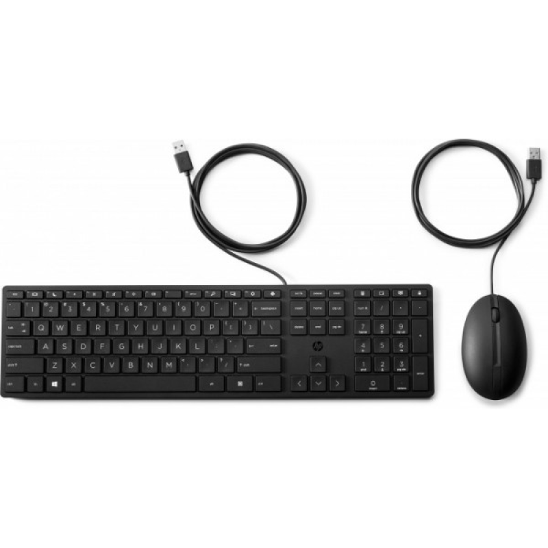 Комплект дротовий HP 320MK мишка і клавіатура, чорний (українська клавіатура) (9SR36AA)