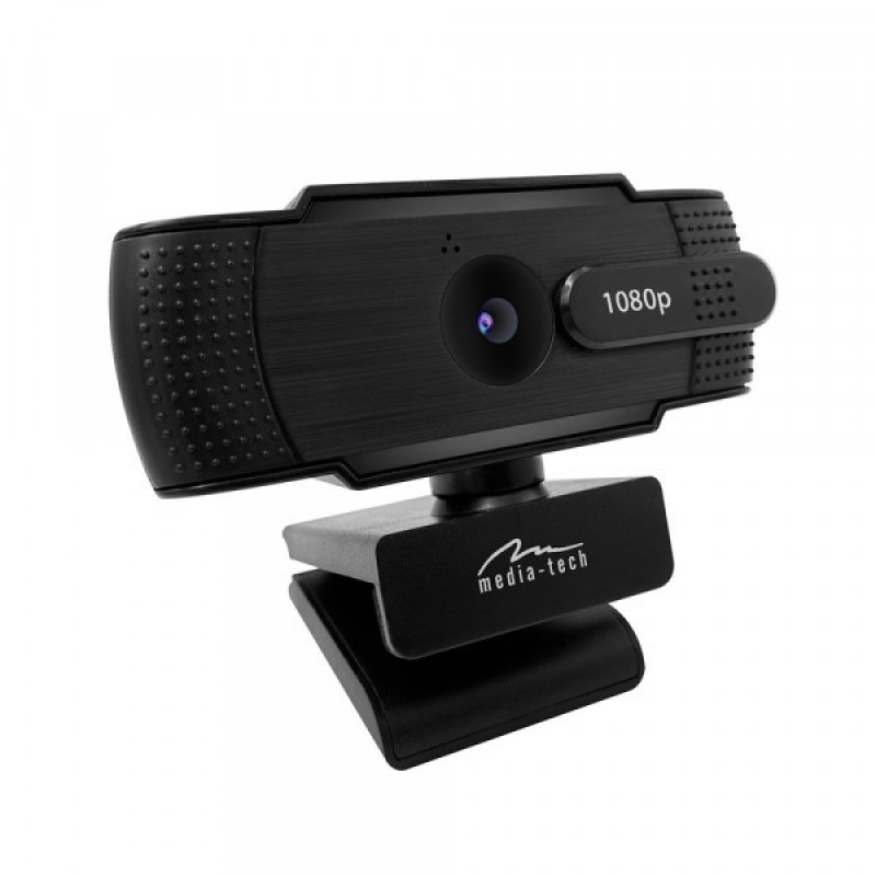 Веб-камера Media-Tech LOOK V Privacy Full HD 2Mpix чорна (MT4107)