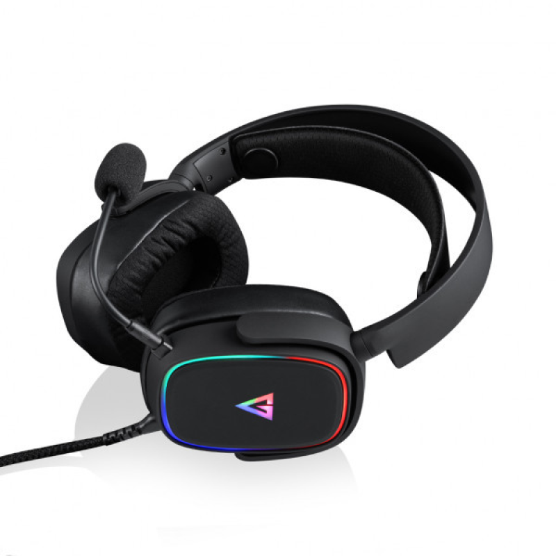 Ігрова гарнітура Modecom Volcano RGB Prometheus 7.1 Black USB (S-MC-899-PROMETHEUS-100)