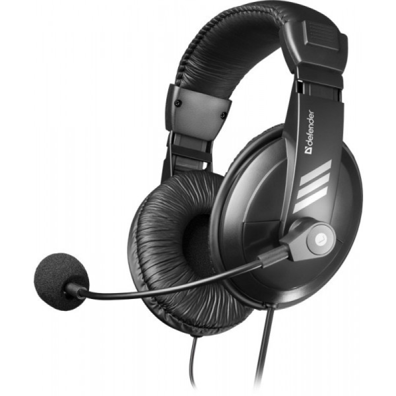 Навушники з мікрофоном Defender Gryphon 750 Black, 4-pin, кабель 2 м (63755) Навушники з мікрофоном Defender Gryphon 750 Black, 4-pin, кабель 2 м (63755)