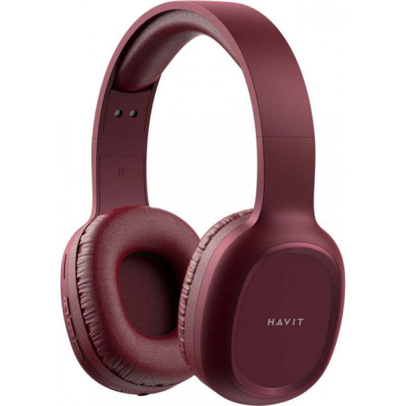 Навушники з мікрофоном Havit HV-H2590BT PRO Bluetooth, червоні (27347)