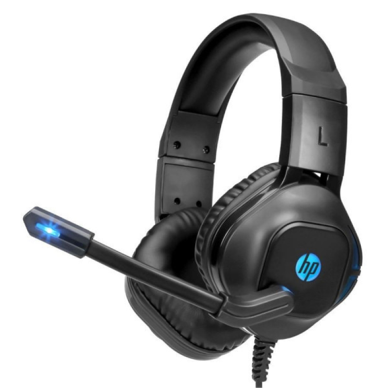 Навушники з мікрофоном HP DHE-8002 Gaming, Red LED, Black (DHE-8002)