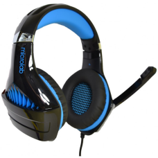 Навушники з мікрофоном Microlab G6 black+blue (G6_b+b)