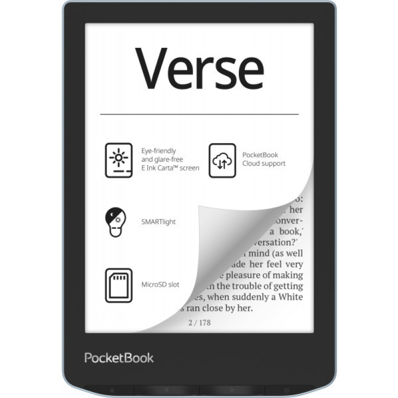 Електронна книжка PocketBook Verse (PB629) Bright Blue (PB629-2-CIS)