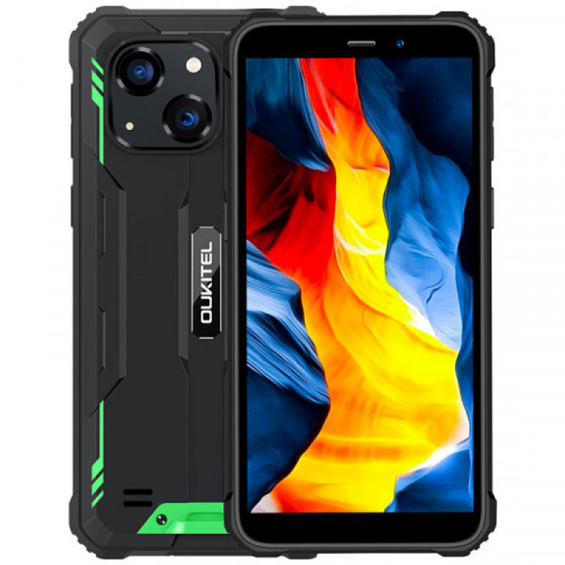 Смартфон Oukitel WP20 5.93“ HD+ /4 GB / 32 GB / MTK Helio A22 / 6300 mAh / 13+5 Мп / IP69K / Green (6931940710657) Смартфон Oukitel WP20 5.93“ HD+ /4 GB / 32 GB / MTK Helio A22 / 6300 mAh / 13+5 Мп / IP69K / Green (6931940710657)