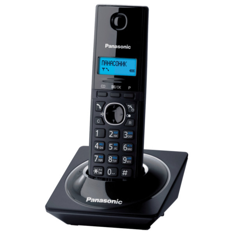 Телефон DECT Panasonic KX-TG1711UAB Piano Black (KX-TG1711UAB)