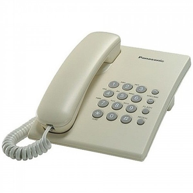 Телефон Panasonic KX-TS2350UAJ бежевий (KX-TS2350UAJ) Телефон Panasonic KX-TS2350UAJ бежевий (KX-TS2350UAJ)