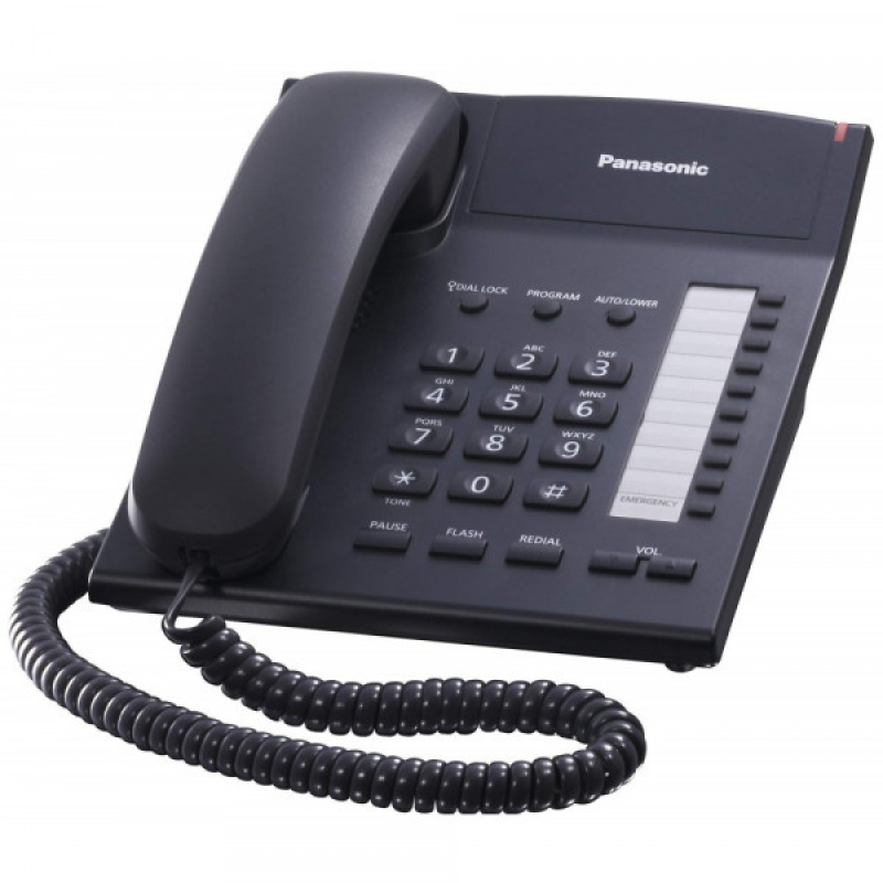 Телефон Panasonic KX-TS2382UAB чорний (KX-TS2382UAB)