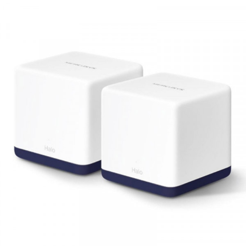 Домашня Mesh Wi-Fi система Mercusys (2шт.комп.) AC1900 Whole-Home Mesh Wi-Fi/3x1000Mbps LAN Por (Halo Домашня Mesh Wi-Fi система Mercusys (2шт.комп.) AC1900 Whole-Home Mesh Wi-Fi/3x1000Mbps LAN Por (Halo