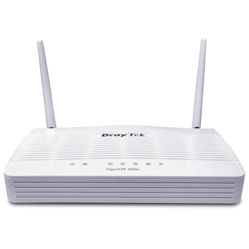 Маршрутизатор Drytek Vigor LTE200n, 1 WAN LTE (2SIM) or 1 WAN GbE, 1(2) LAN GbE, 2 VPN, Multi-LAN (2 (VigorLTE