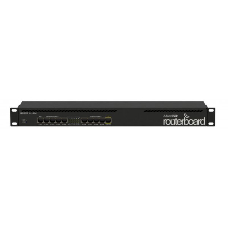 Маршрутизатор Mikrotik RB2011iL-RM with Atheros 74K MIPS CPU, 64MB RAM, 5xLAN, 5xGbit LAN, RouterOS Маршрутизатор Mikrotik RB2011iL-RM with Atheros 74K MIPS CPU, 64MB RAM, 5xLAN, 5xGbit LAN, RouterOS