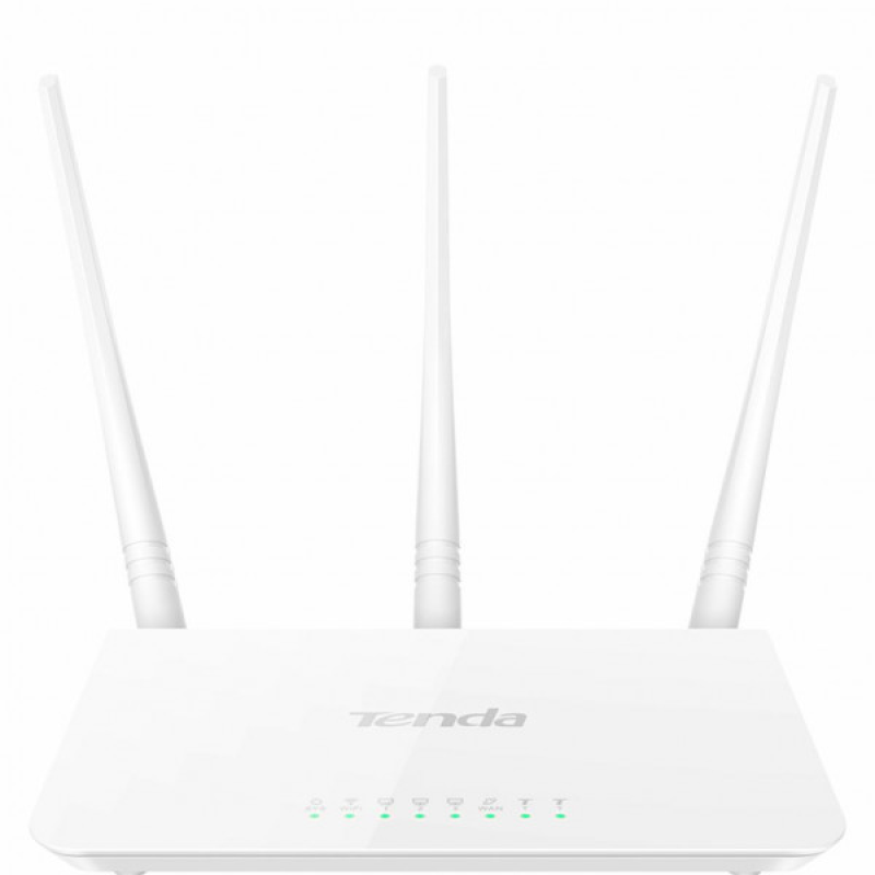 Маршрутизатор Tenda F3 802.11n N300 3xFE LAN, 1xFE WAN, 3x5dBi Ant (F-3)