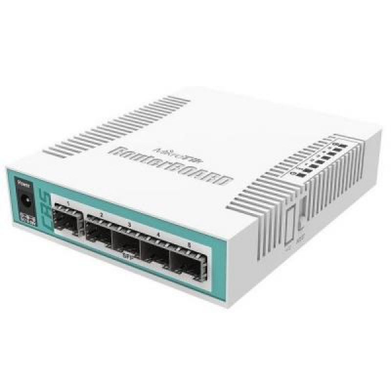 Комутатор Mikrotik CRS106-1C-5S (400Mhz/128Mb, 5xSFP, 1xCombo) (CRS106-1C-5S )