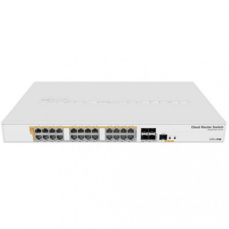 Комутатор Mikrotik CRS328-24P-4S+RM, CR Switch, 24x Gigabit Passive PoE / 802.3a (CRS328-24P-4S+RM) Комутатор Mikrotik CRS328-24P-4S+RM, CR Switch, 24x Gigabit Passive PoE / 802.3a (CRS328-24P-4S+RM)