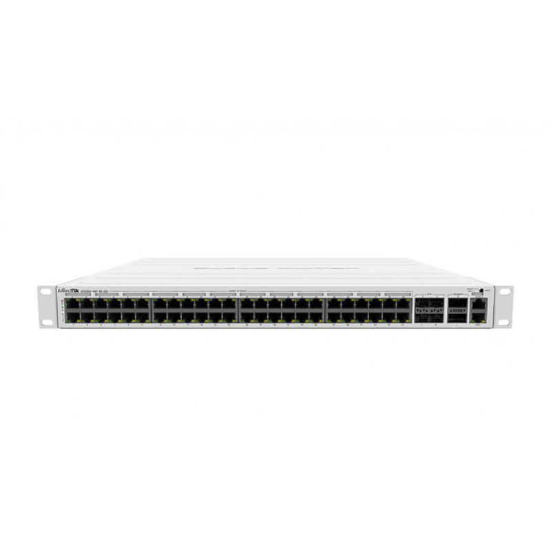 Комутатор Mikrotik CRS354-48P-4S+2Q+RM, 48xGE PoE+,4xSFP+, 2xQSFP+, 750W max, L3 (CRS354-48P-4S+2Q+RM) Комутатор Mikrotik CRS354-48P-4S+2Q+RM, 48xGE PoE+,4xSFP+, 2xQSFP+, 750W max, L3 (CRS354-48P-4S+2Q+RM)