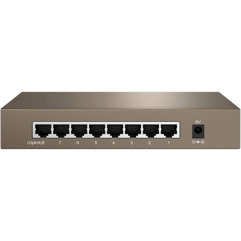 Комутатор TENDA TEG1008D 8port 10/100/1000 BaseTX, desktop, метал (TEG1008D)