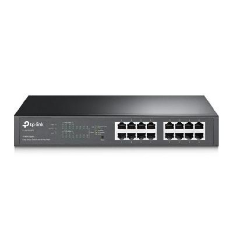 Комутатор TP-Link TL-SG1016PE 16x1GE/8xPoE+ 124.4 Вт, EasySmart (TL-SG1016PE)
