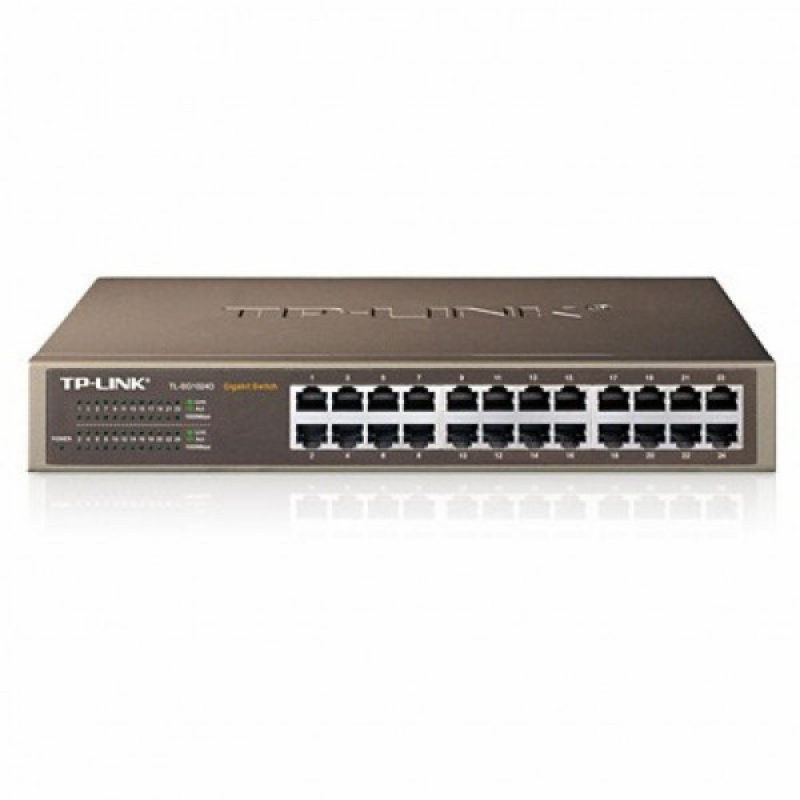 Комутатор TP-Link TL-SG1024D, 24-Port Gigabit Switch for 19 “rack with power management (TL-SG1024D) Комутатор TP-Link TL-SG1024D, 24-Port Gigabit Switch for 19 “rack with power management (TL-SG1024D)