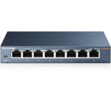 Комутатор TP-Link TL-SG108, 8х10/100/1000 Мбіт/с настільний комутатор (TL-SG108)