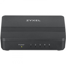 Комутатор Zyxel GS-105S v2, 5 портів 1000 Мбіт/с, настільний, пластиковий корпус (GS-105SV2-EU0101F)
