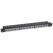 Патч-панель 19“, 24xRJ45, UTP, Cat.5e, 1U, Krone&110 dual IDC, з організатором кабеля (KD-PP56-UTP-C5E-24P)