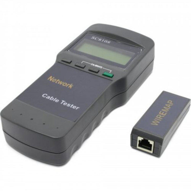 Тестер кабельний SC8108, RJ-45, LCD Display (SC8108) Тестер кабельний SC8108, RJ-45, LCD Display (SC8108)