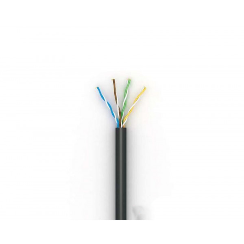 Кабель UTP Cat-5e Ok-NET, КПП-ВП (100) 4х2х0,51 (бухта 305м) для зовнішньої прокладки (49219M305)