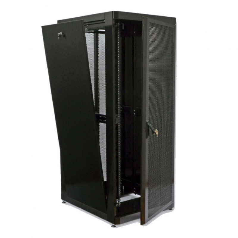 Шафа на підлогу 19“, 42Ux800x1000, (Ш*Г), чорна (KD-001-8042)