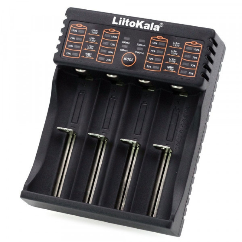 Зарядний пристрій LiitoKala Lii-402, 4x(Lion/NiMH/NiCd), Power Bank function (Lii-402) Зарядний пристрій LiitoKala Lii-402, 4x(Lion/NiMH/NiCd), Power Bank function (Lii-402)
