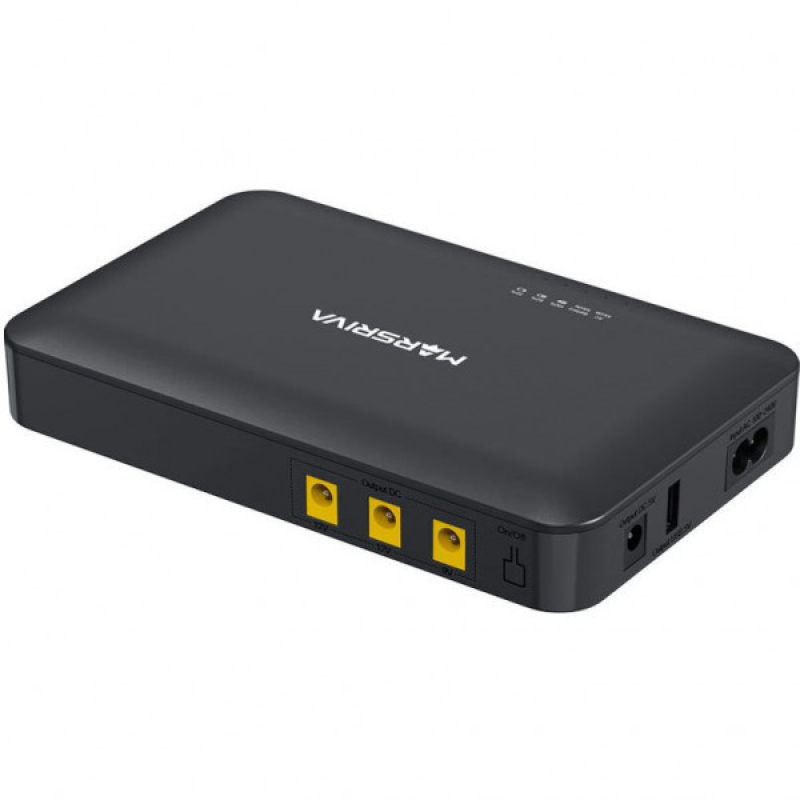 ДБЖ Marsriva DC UPS для роутерів KP1EC 240VAC,4хDC+USB OUT, 2x5V/9V/2x12V 18W 8000Ah (30Wh) LiPol ДБЖ Marsriva DC UPS для роутерів KP1EC 240VAC,4хDC+USB OUT, 2x5V/9V/2x12V 18W 8000Ah (30Wh) LiPol
