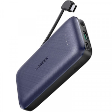 УМБ Ugreen 20W PD 10000mAh Power Bank with Type-C Cable Синій (PB172) (80917)