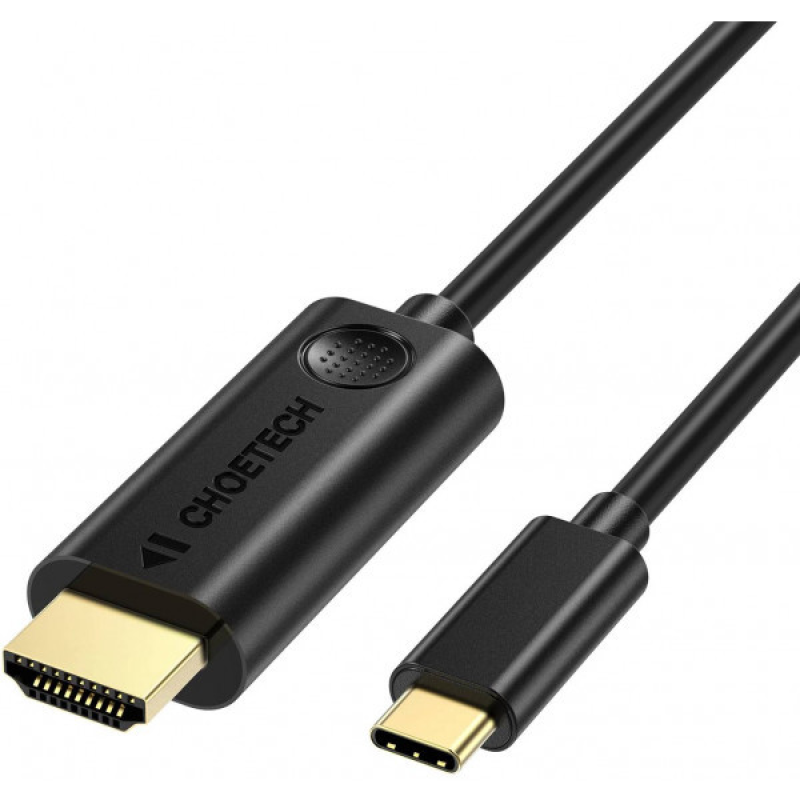Кабель USB 3.1 Type-C M - HDMI M, 3.0m Thunderbolt 3 чорний Choetech (XCH-0030)