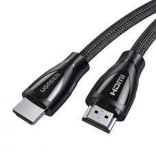 Кабель HDMI M - M, 1.0 м, V2.1 With Braid 8K@60Hz/4K@120Hz, HD140 UGREEN Чорний (80401)