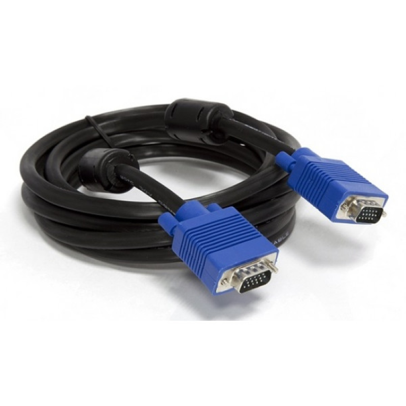 Кабель VGA 15M-15M,10.0 м, з феритами, екранований (S0228)