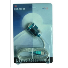 Перехідник USB --> COM (RS232) 9pin, Chipset PL-2303HXD, кабель 1.5м. RTL (S0472)