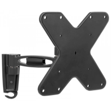 Кріплення для ТВ Manhattan MH TV 23“ - 42“ 423748 VESA200х200/Max 20kg/Single-Link Swing Arm/Black (423748)
