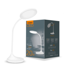LED лампа настільна VIDEX VL-TF14W 20W 4100K біла (26430 )