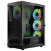 Корпус LogicConcept ARAMIS MESH+GLASS ARGB fans 4x120 mm BLACK без БЖ ATX (AT-ARAMIS-10-0000000-0002)