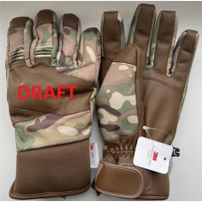 Рукавички тактичні зимові 2E, Winter Full Touch 3M, L, камуфляж (2E-TWGFT3M-L-MC)