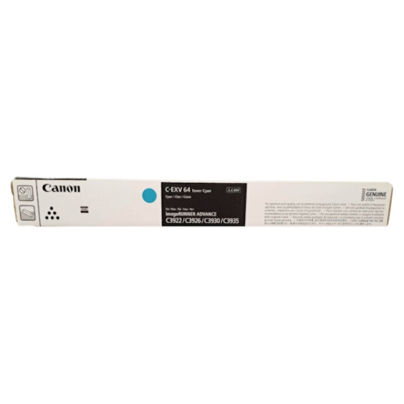 Картридж для лазерного принтера Canon C-EXV64 toner cyan Блакитний (5754C002AA)