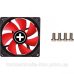Вентилятор для корпусу 92 mm Xilence XPF92.R Red/Black, Retail Box (XF038)