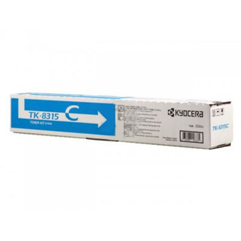 Kyocera TK-8315C — оригінальний тонер картридж, 1T02MVCNL0 Kyocera TK-8315C — оригінальний тонер картридж, 1T02MVCNL0