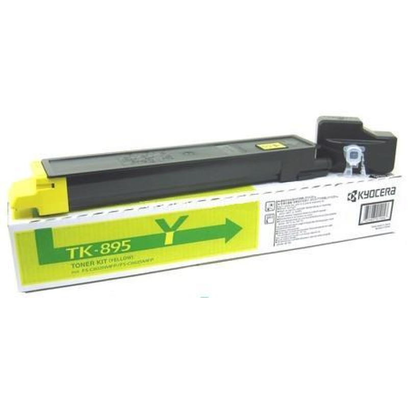 Kyocera TK-895Y — оригінальний тонер картридж, 1T02K0ANL0